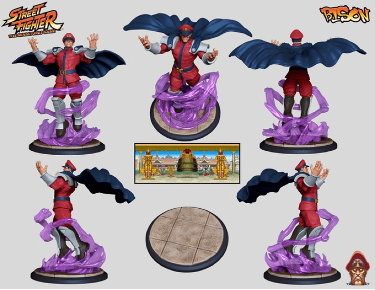 Street Fighter: The Miniatures Game - M. Bison