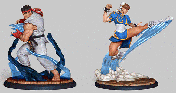 Street Fighter: The Miniatures Game - Ryu e Chun-li