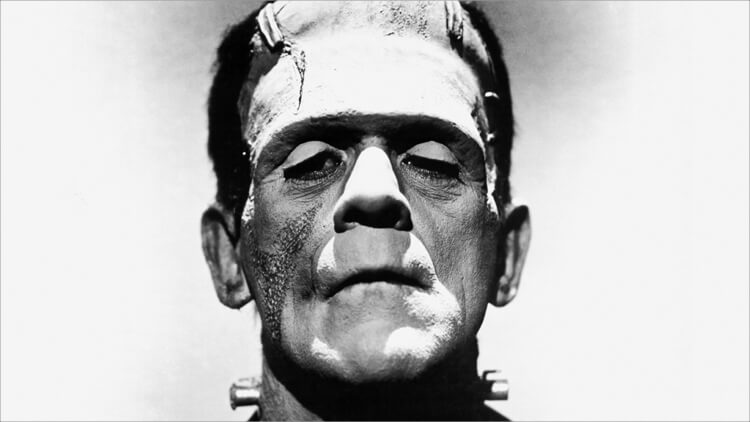 O monstro de Frankenstein