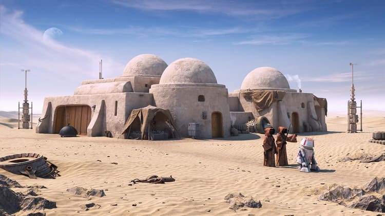 Tatooine, o lugar comum onde inicia a saga Star Wars