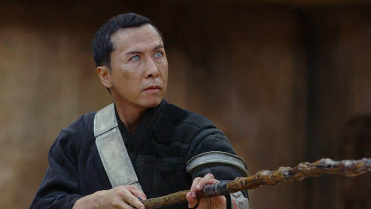 Chirrut Imwe em Rogue One.