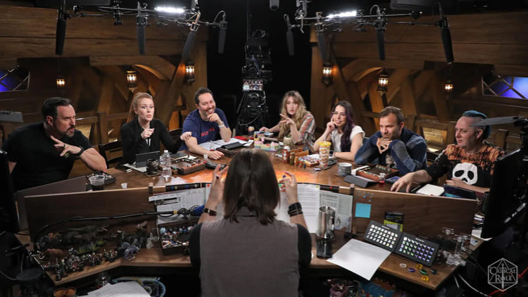 Mesa do Critical Role RPG